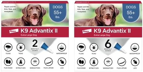 K9 Advantix II XL За ветеринарните кучета - Препоръчителното лечение и профилактика на бълхи, кърлежи и комари |