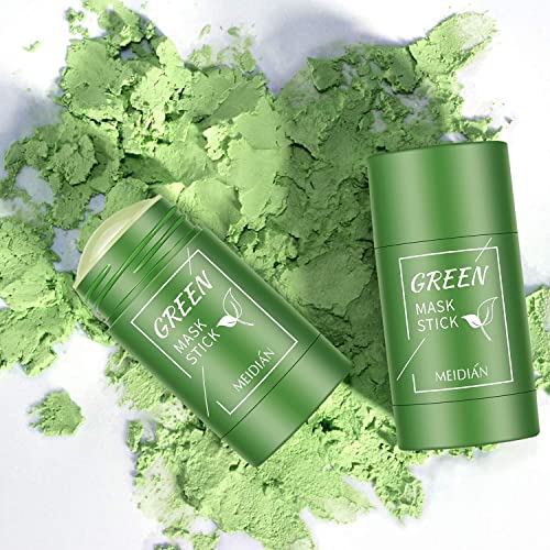 Маска за лице-стик от зелен чай Hanylulu, Маска-Стик за дълбоко почистване от зелен чай, Зелена Маска-Стик за премахване