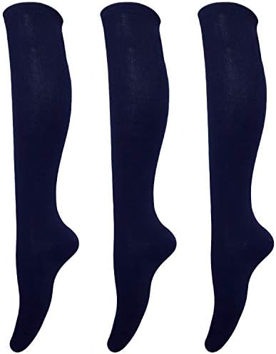 Дамски чорапогащи Tom & Mary, Расчесанный памук (86%), Нескользящие, Гъвкави, с възможност за регулиране в долната част на краката, Меки, не просвечивают (Размер 5-9)