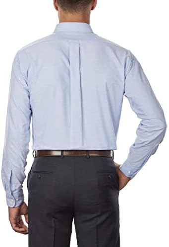 Мъжка риза Van Heusen Regular Fit от Оксфорд с Однотонным яка, копчета
