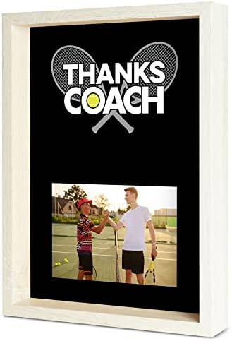 Фоторамка ChalkTalkSPORTS Premier за Тенис | Благодаря Треньор