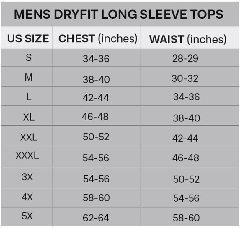 4 Опаковки: Мъжка спортна тениска за отдих с дълъг ръкав и джобове за активна почивка UPF 50 S-5XLT