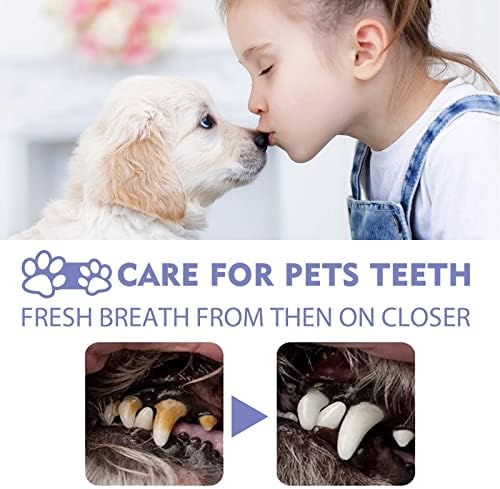 XBKPLO Освежители за дишане за Кученца, Спрей за Почистване на Зъбите на домашния Любимец Clean за Кучета и Котки, Спрей За Почистване