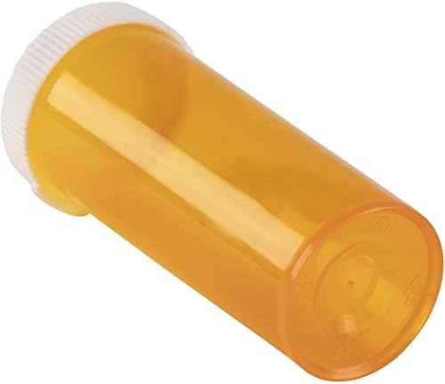 50 опаковки на празни бутилки с хапчета и капачки за предписване на лекарства, пластмасов контейнер за лекарства с капацитет