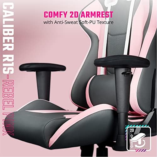 Игралното стол Cooler Master Caliber R1S за компютърни игри, офиса и любителите на състезания, Удобни Ергономични