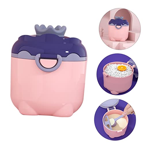 Toyvian Кутия за мляко на прах Бебешки Бутилки Чаши за Закуски за Новородени и за Деца Преносим Кутия За Съхранение на