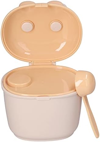 Кутия за сухо мляко, запечатани кутия за съхранение сухото детско мляко (жълт)
