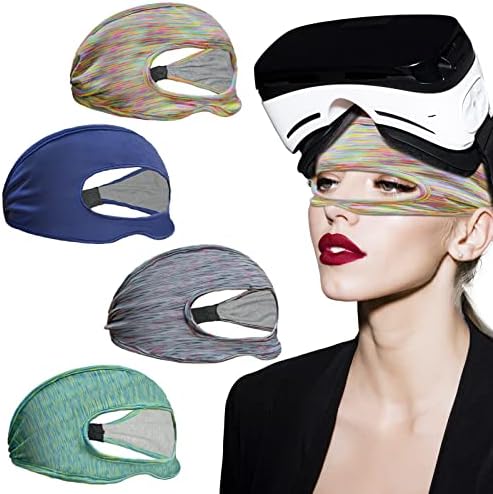 4 Бр., Калъф за виртуалната маска за очи, Дишаща Началната Еластична Превръзка от неопрен за пот, VR Маска
