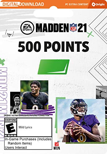 MADDEN NFL 21 - Набор от MUT 500 точки - Origin PC [Кода на онлайн-игра]