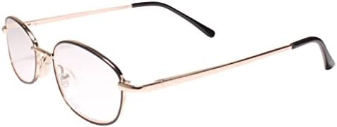 Очила за четене в Златна Рамка с Класически Ретро Пружинным тръба на шарнирна Връзка с Овална Форма 1,75 инча