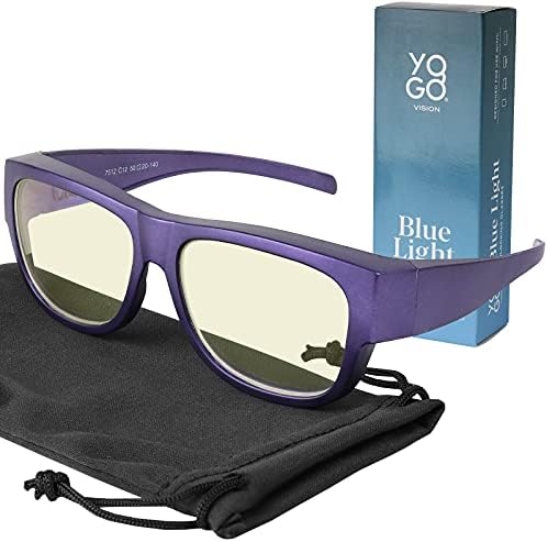 Носете Yogo Vision Върха точки, нападение от синя светлина, и компютърни точки Над очилата си за четене