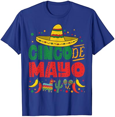 5 Тениска cinco de mayo Mexican Fiesta за жени, Мъже и деца