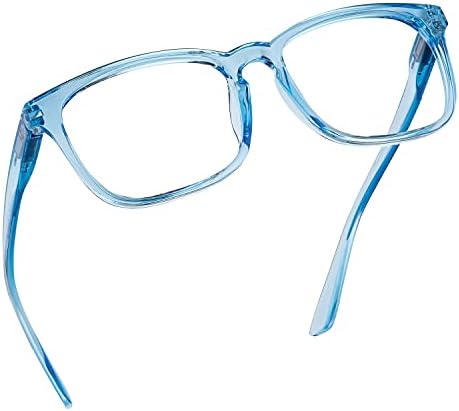 Очила за четене, блокер синя светлина (светло синьо, увеличаване на 1,75 и руж, увеличаване на 1,75), компютърни