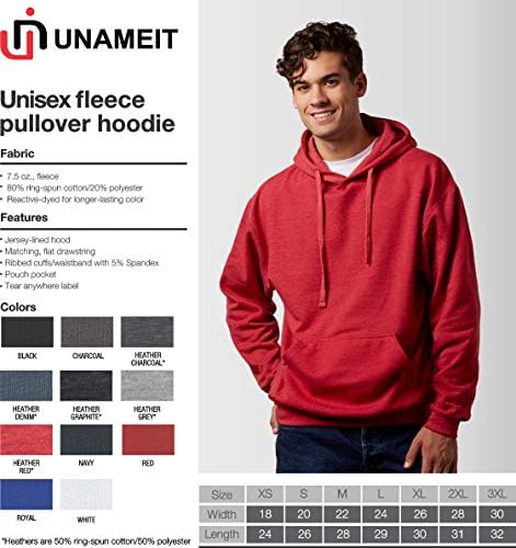 UNAMEIT Custom Hoodie С принтом Вашия собствен дизайн Текстов Пуловер Hoody с качулка