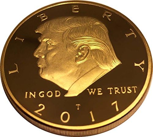 Златна монета на Доналд Тръмп, Позлатен са подбрани монета и Калъф В комплект 45-ия Президент на Официалния сертификат