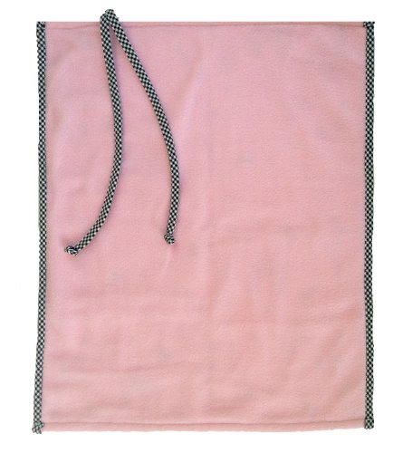 Мек вълнен плат подложка за свободни Патриша Ан Designs Paris се отличава с покритие в клетката, Розово / Черно