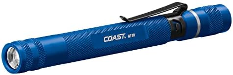 Акумулаторна батерия led фенерче Coast® HP3R 385 Лумена с функция Twist Focus™, Синьо