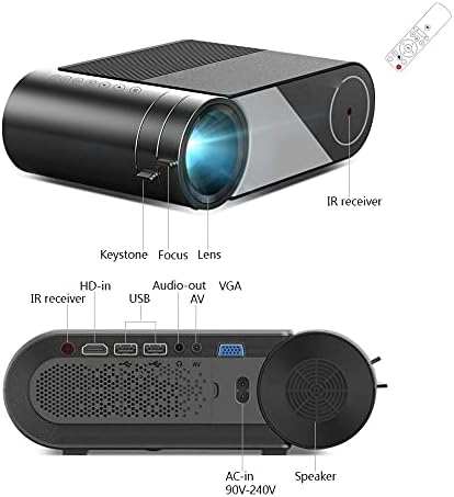 LHLLHL K9 Full 1080P led преносим мини проектор за домашно кино с киноиграми (опция с мулти-дисплей за смартфон)
