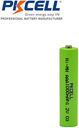 Акумулаторна батерия PKCELL 1.2 v AAA NiMH с капацитет от 1000 mah, 10 Точки