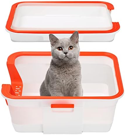 LilMonster Пътен котешката тоалетна за котки, Открит на котешката тоалетна, Сгъваем за Котенца/Възрастните котки / Котки