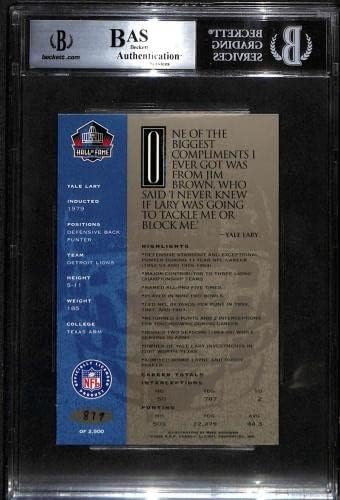 58 Йейл Лэри - 1998 Рон Микс КОПИТО Платина Футболни картички Autos (Звезда) оценката на БГД Футболни топки