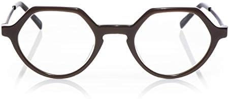 Очила за четене Премиум-клас Унисекс с Шестоъгълни Рамки за мъже и Жени | Кръгли Очила на Очите