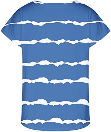 Есенно Годишният Топ Тениска за Жени С Къс ръкав 2023 Облекло Лейси Памучен Блуза с VОбразным деколте и Графичен Дизайн