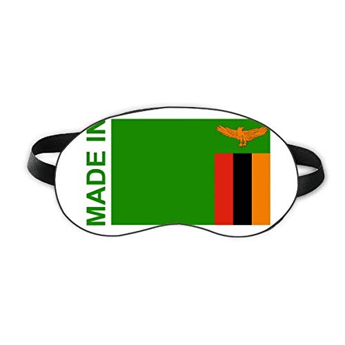 Произведено в Замбия, Държава Love Sleep Eye Shield, Мека Нощна Превръзка На Очите, Сивата чанта за Носене
