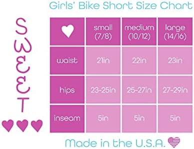 Спортни велосипедни шорти Sweet Hearts за момичета - 3 серии по спортни велосипедни шорти (7-16)