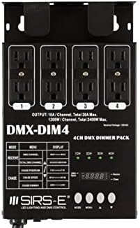 SIRS-E DMX-DIM4 4-Канален DMX-Димер с двоен изход