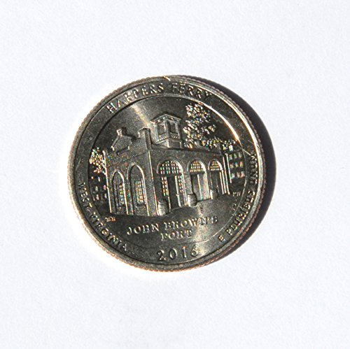 P Съединените Щати на Америка, Западна Вирджиния Квартал на Вашингтон Harpers Ferry Националната монети