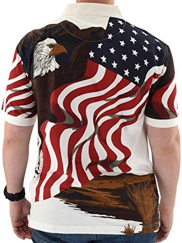 Американската Годишният Универсален Патриотическая Мъжка риза с къси ръкави