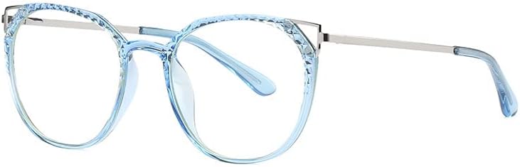 Очила за четене RESVIO Cat Eye за Жени с кутия пролетта Панти, Квадратни Метални Очила за четене Ръчно изработени,
