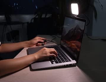 Видеозаснемане Селфи със 120 ламповыми топки за обучение Макияжу Led лампа-клипса с регулируема скоба отпред и