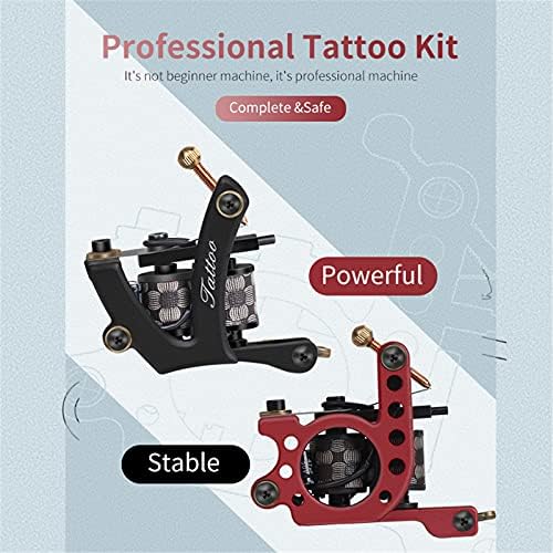 Пълен Комплект за Татуировки, Макара, Определени за татуировка-машини, Игли за захранване на Татуировки, Професионален