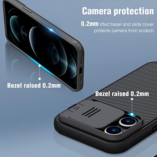Калъф Nillkin за iPhone 14 Pro Max, Подвижен калъф за камера за iPhone 14 Pro Max [Твърд КОМПЮТЪР със защита