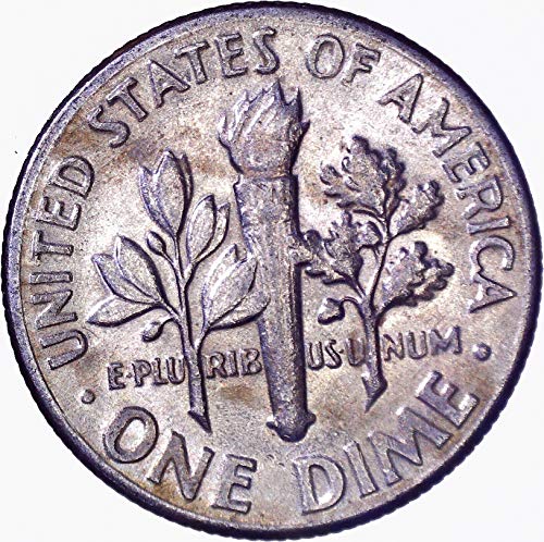 1976 D Roosevelt Десет цента Около 10 цента В необращенном формата на