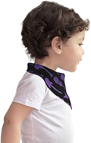 Augenstern Памучни Бебешки Лигавници Purple Galaxy Електрически Китари Детска Кърпа Лигавници За Никнене На Млечни Зъби Хранително-Вкусовата