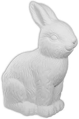 Шоколадов Великденски заек New Hampshire Craftworks - Начертайте Своя Собствен Керамични Сувенири За спомен