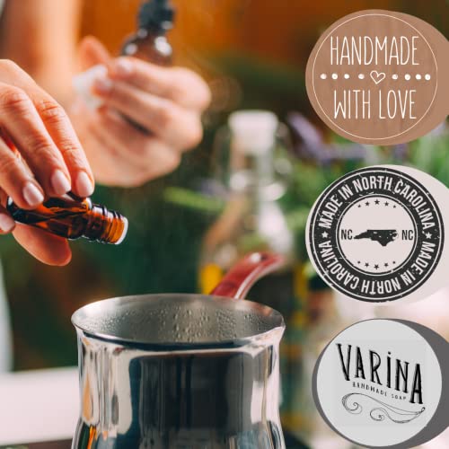 Органичен сапун Varina с Пачули и Лавандула - Нежното Почистване за Чувствителна кожа, Земни аромати - 3 опаковки