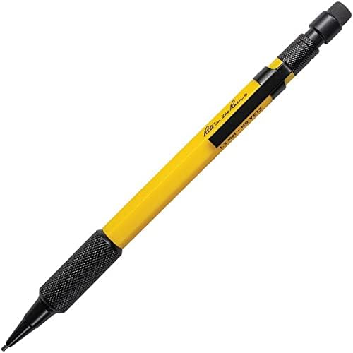 Обряд in the Rain всички сезони механичен молив, Жълта гильза, черно грифель 1,3 мм (№ YE13) и Влагозащитен механичен