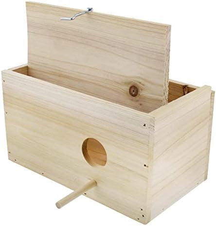 Rural365 Bird Nest Box - Средни Дървени Птичи Къщички размер на 8,7 x 5 x 4,75 инча за клетки, Подходящи за Лястовици,
