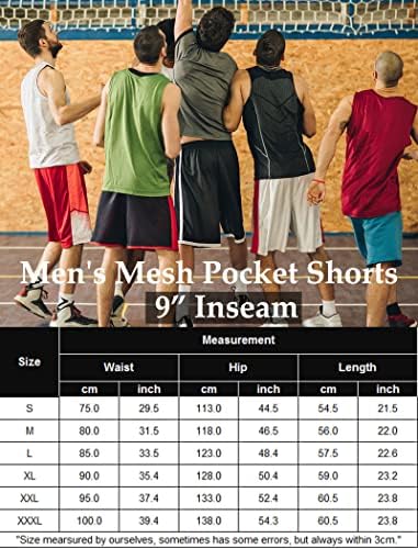 Мъжки баскетболни Шорти COOFANDY от 2 опаковки, Мрежести къси Панталони Dry Fit За тренировки и Тичане, къси Панталони