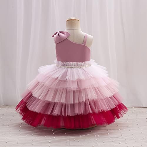 FAYICO/ Рокля с цветя Модел за малки момичета, Празнична Дантелено рокля-пакетче Принцеса от Тюл, Шаферките Облекло,
