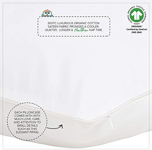 Калъфка за деца Makemake органична материя от органичен памук (комплект от 2 броя), Сертифицирани DESI калъфка