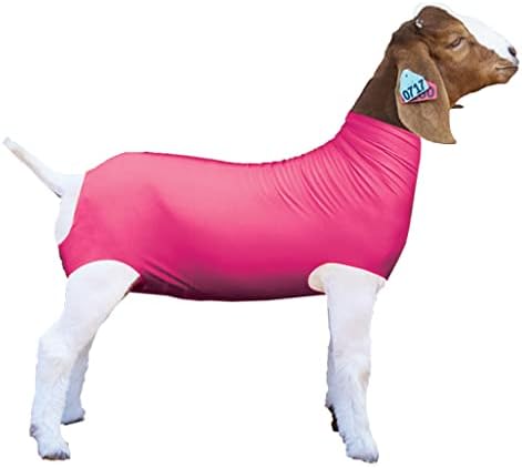 Show Pro Розова Коза тръба от Ликра за Изложбени кози - Аксесоари за изложбени животни: Кози шалтета и попоны (Големи)