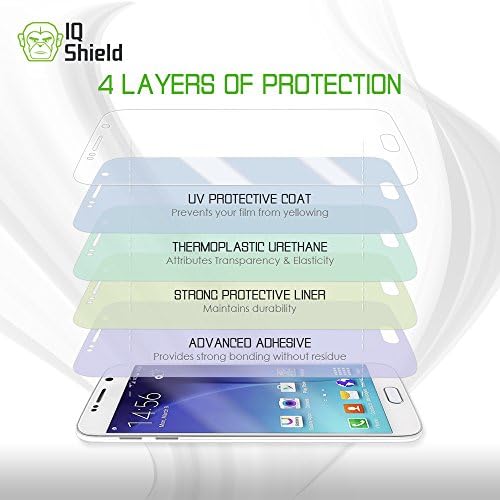 Защитно фолио за екрана IQ Shield е Съвместима с Антипузырьковой прозрачно фолио Razer Phone 2 LiquidSkin