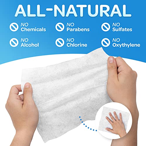 Салфетки Cloud Чисти и Сухи Памучни Бебешки Кърпички Мека Здрава кърпа без мирис за чувствителна кожа (2 опаковки