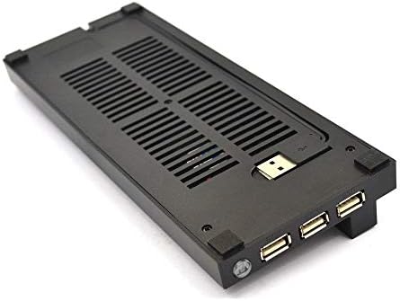 ОСТЕНТ USB Двоен Вентилатор за Охлаждане Охладител Вертикална Поставка Външен USB Порт за конзолата Xbox One