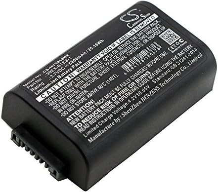 Батерия JIAJIESHI 6800mAh/25.16 Wh, разменени батерия, годни за Dolphin 99EX, 99EX-BTEC, 99EXhc, 99GX, 99EX-BTEC-1,